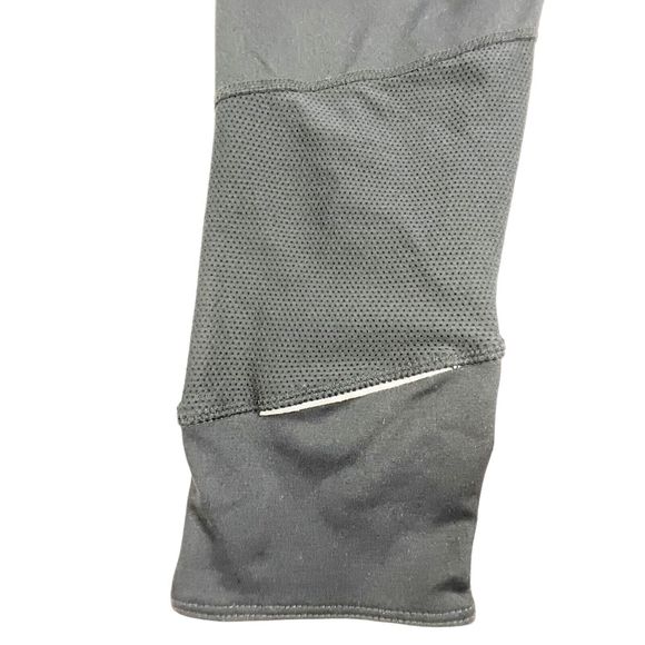 Inner Spirit Skirted Capri Legging Black & Purple Back Zip Pocket Womens S EUC! - Picture 2 of 9